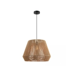 20237 PENDANT LAMP E27 MAX 40W PAPER ROPE BROWN SHADE Zambelis Lights
